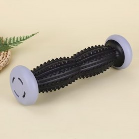 Hard Spiky Dual Foot Massager Roller for Plantar Fasciitis Relief, Deep Tissue Muscle Massage, Foot Arch and Heel Pain Relief, Portable Reflexology Tool