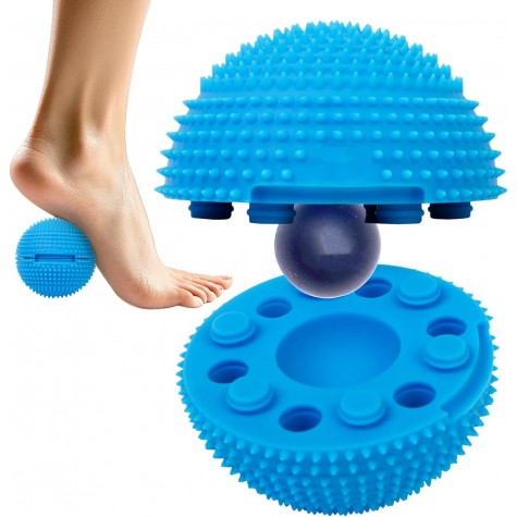 Neuro Ball – Foot Roller & Textured Massage Ball for Myofascial Release, Plantar Fasciitis, Hands & Face – Spiky Therapy Tool for Muscle Relief