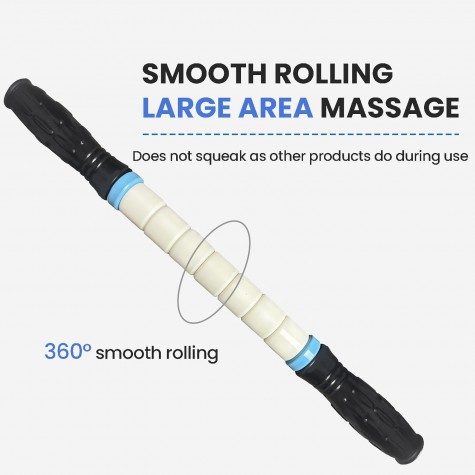 Muscle Roller Stick Massage Roller for Lymphatic Drainage, Cellulite Massager, Leg Massager for Circulation and Pain Relief, Deep Tissue & Trigger Point Massage Muscle Roller Stick Massage Roller for Lymphatic Drainage, Cellulite Massager, Leg Massager for Circulation and Pain Relief, Deep Tissue & Trigger Point Massage
