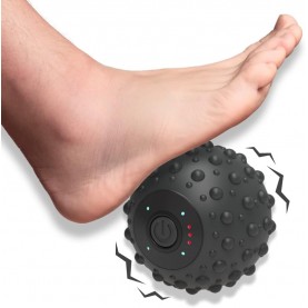 Vibrating Foot Massage Ball for Plantar Fasciitis Relief, Portable Deep Tissue Muscle Massager, Foot Arch and Heel Pain, Rechargeable Ball Massager for Deep Tissue Trigger Point Therapy