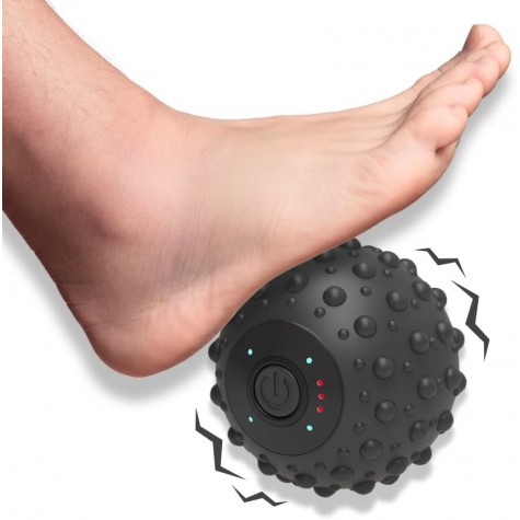 Vibrating Foot Massage Ball for Plantar Fasciitis Relief, Portable Deep Tissue Muscle Massager, Foot Arch and Heel Pain, Rechargeable Ball Massager for Deep Tissue Trigger Point Therapy