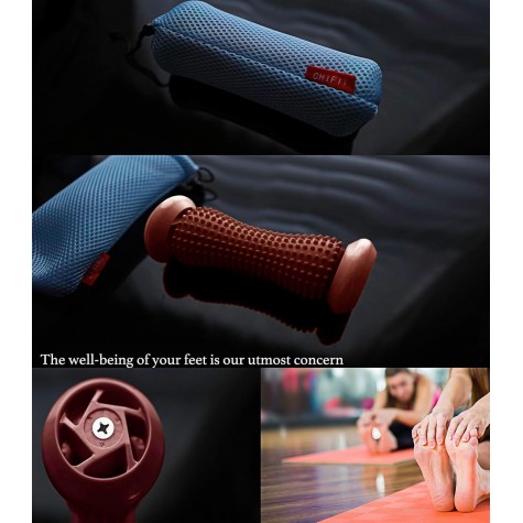 Manual Foot Massager Roller for Plantar Fasciitis Relief, Portable Deep Tissue Muscle Massage Roller for Foot Arch and Heel Pain, Effective Reflexology Tool Relax The Nerves