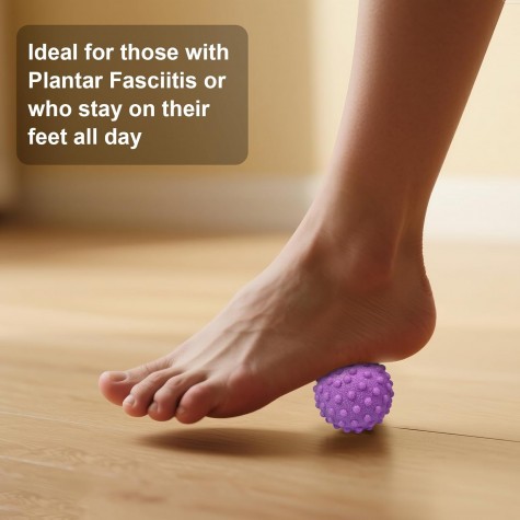 Foot Massage Ball Myofascial Release, Pain Relieve from Plantar Fasciitis, Massage Tool for Tight Muscles and Sore Feet, Restore Foot Massage Roller