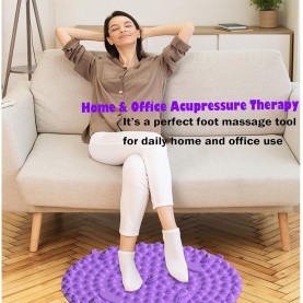 Acupressure Mat for Feet Large  Foot Massager Mat Reflexology Foot Pressure Point Pad with Magnetic, Anti Fatigue Office Standing Mat, Relief Foot Pain for Elderly Students and Office Workers